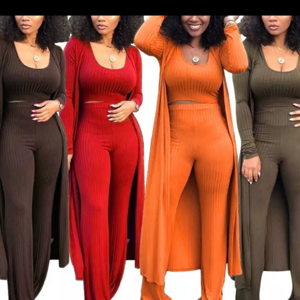 3 piece pants set